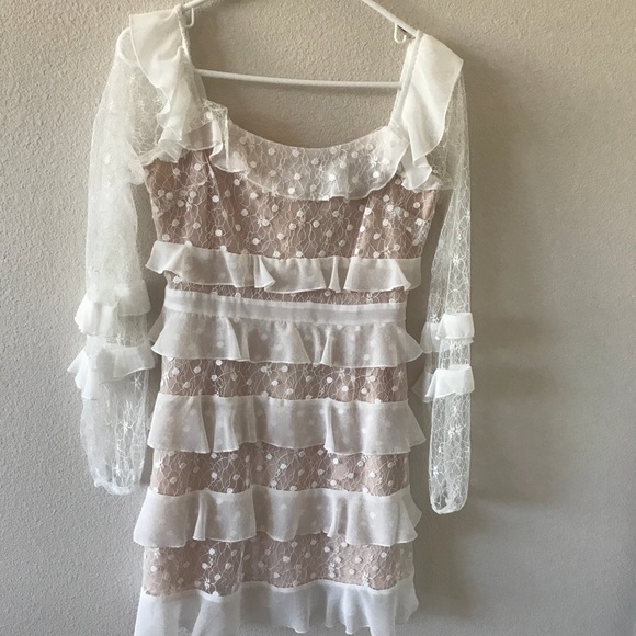 Forever 21 Ruffle Lace Dress - Picture 3 of 3